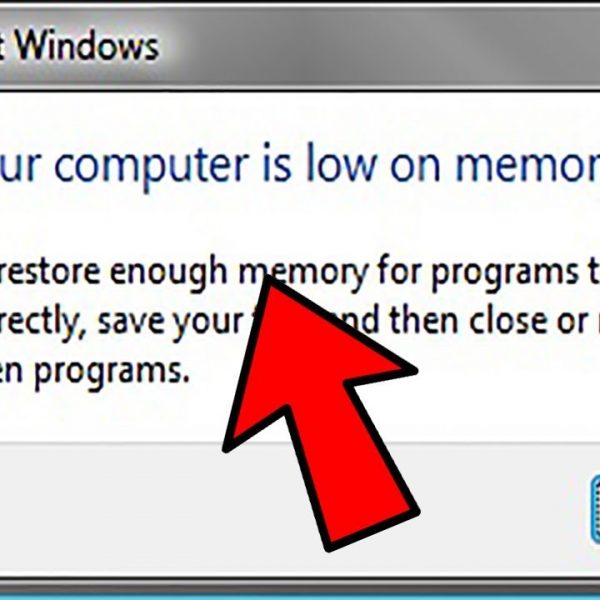 Fix “Your Computer Is Low on Memory” Error