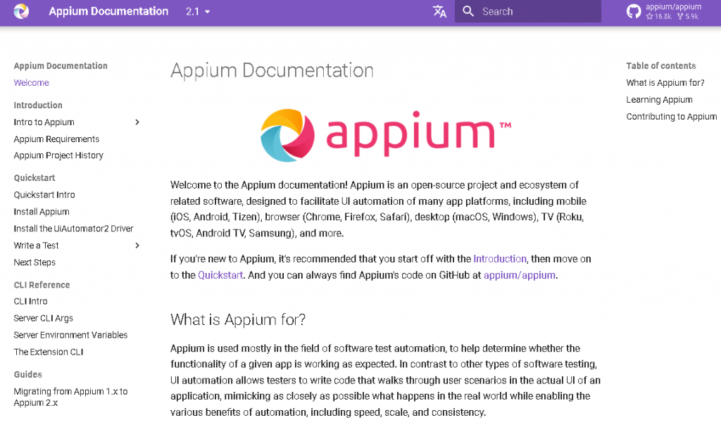 Appium 