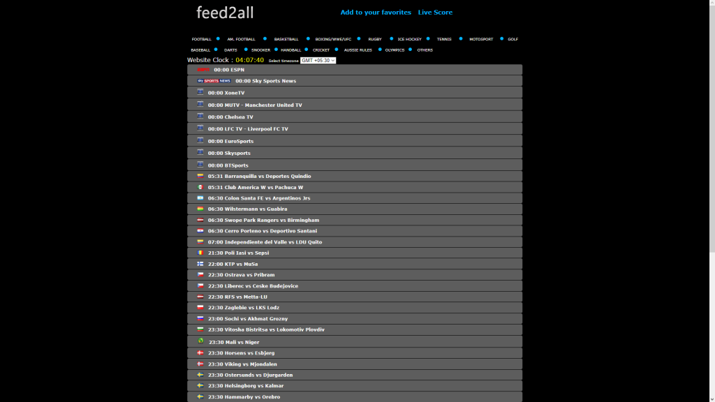 Best Stream2watch Alternatives to Watch Live Sports Online - Top 10 