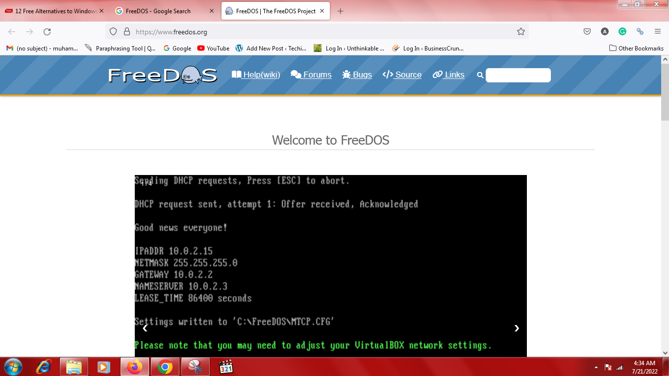FreeDOS