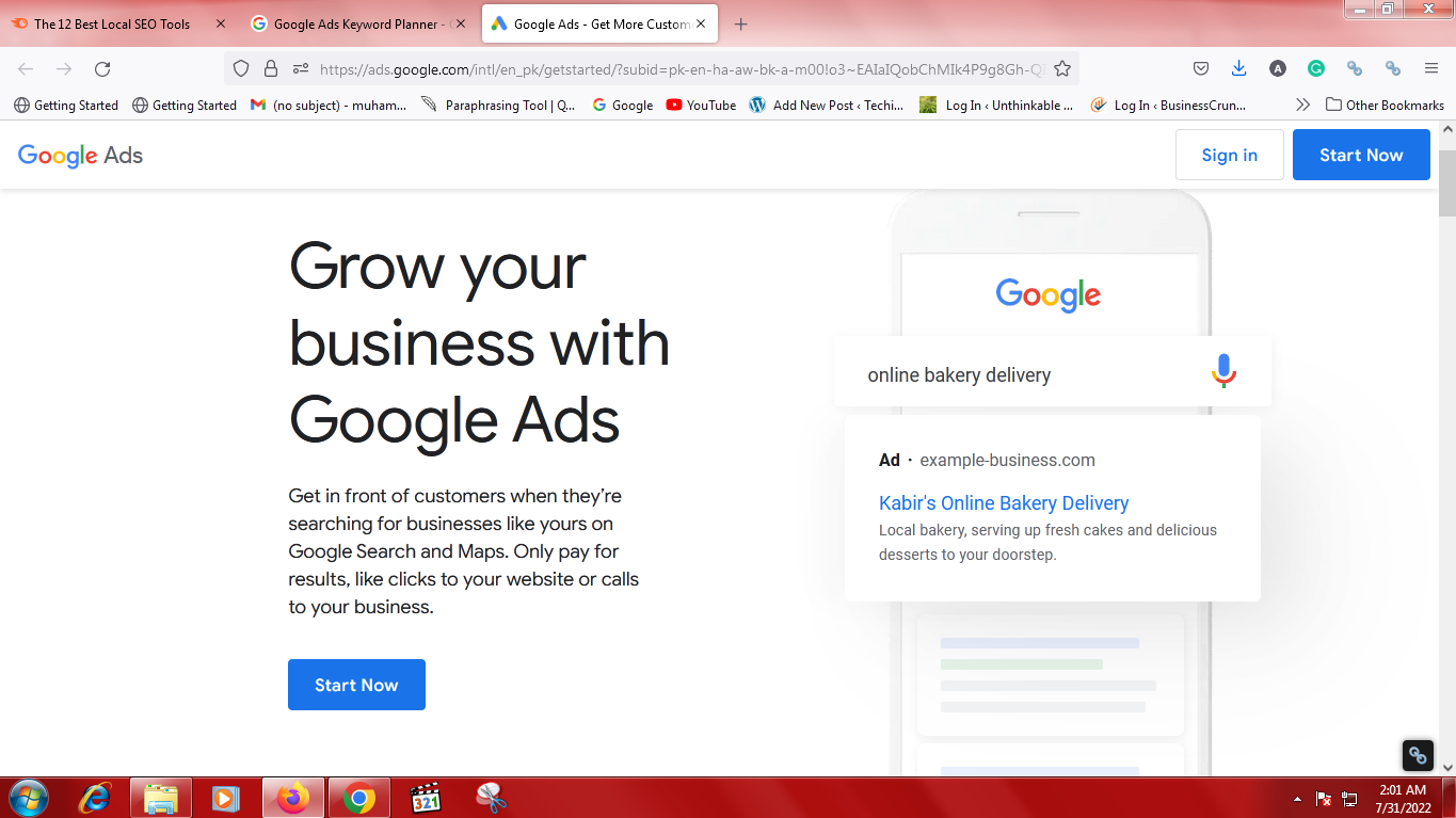 Google Ads Keyword Planner