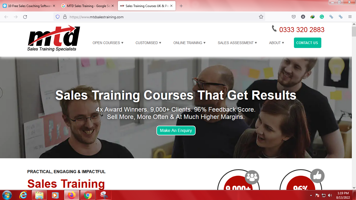 MTD Sales Training