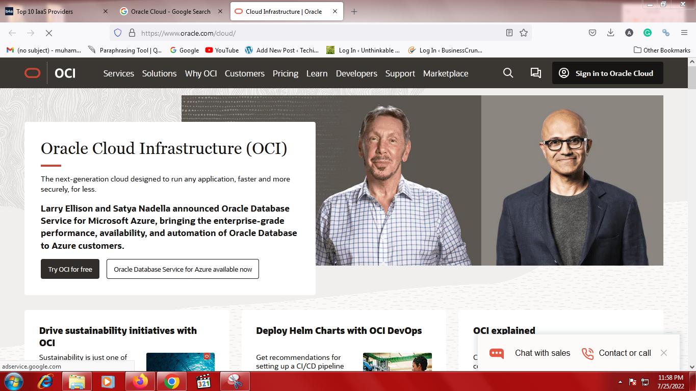 Oracle Cloud