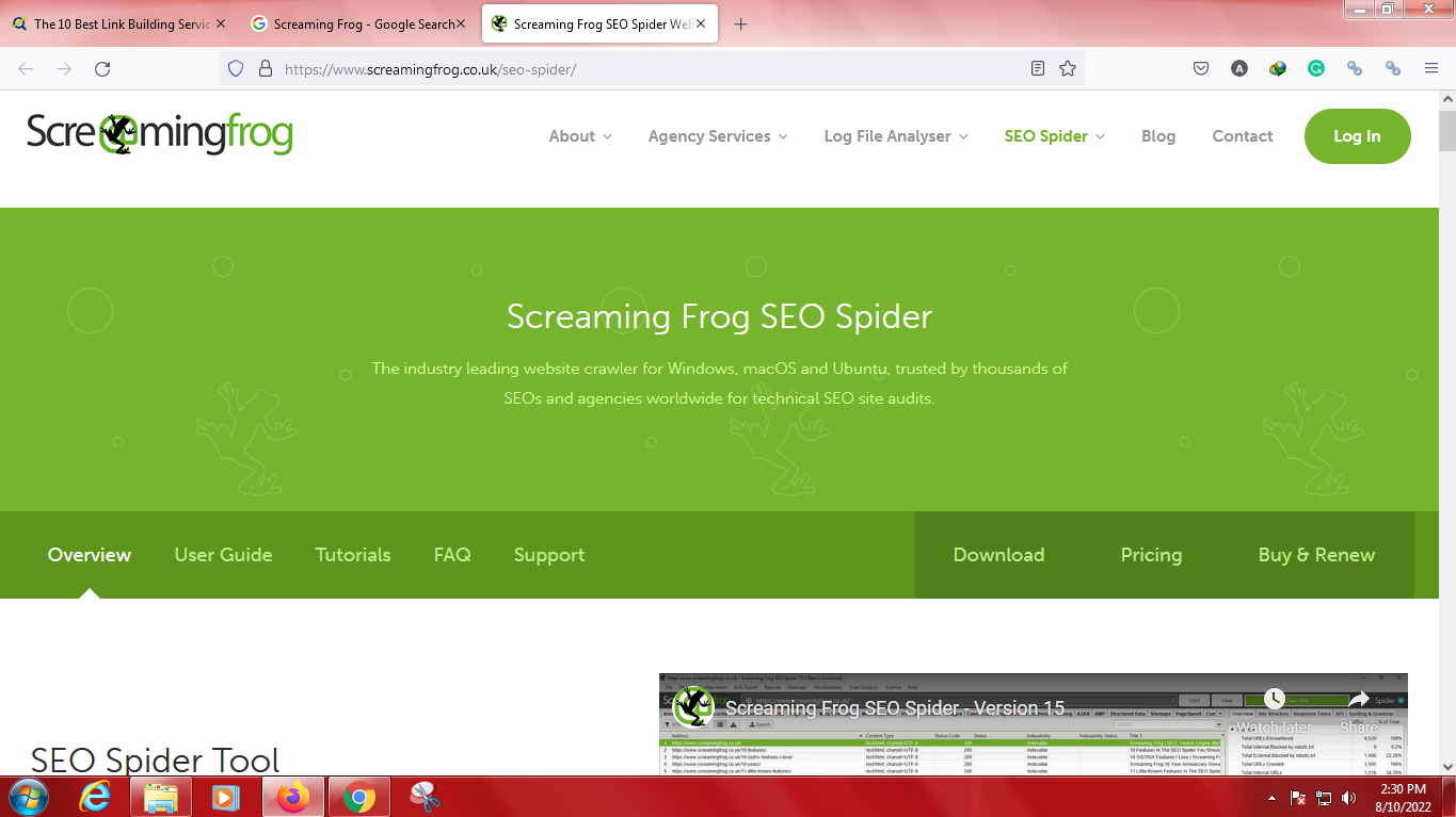 Screaming Frog